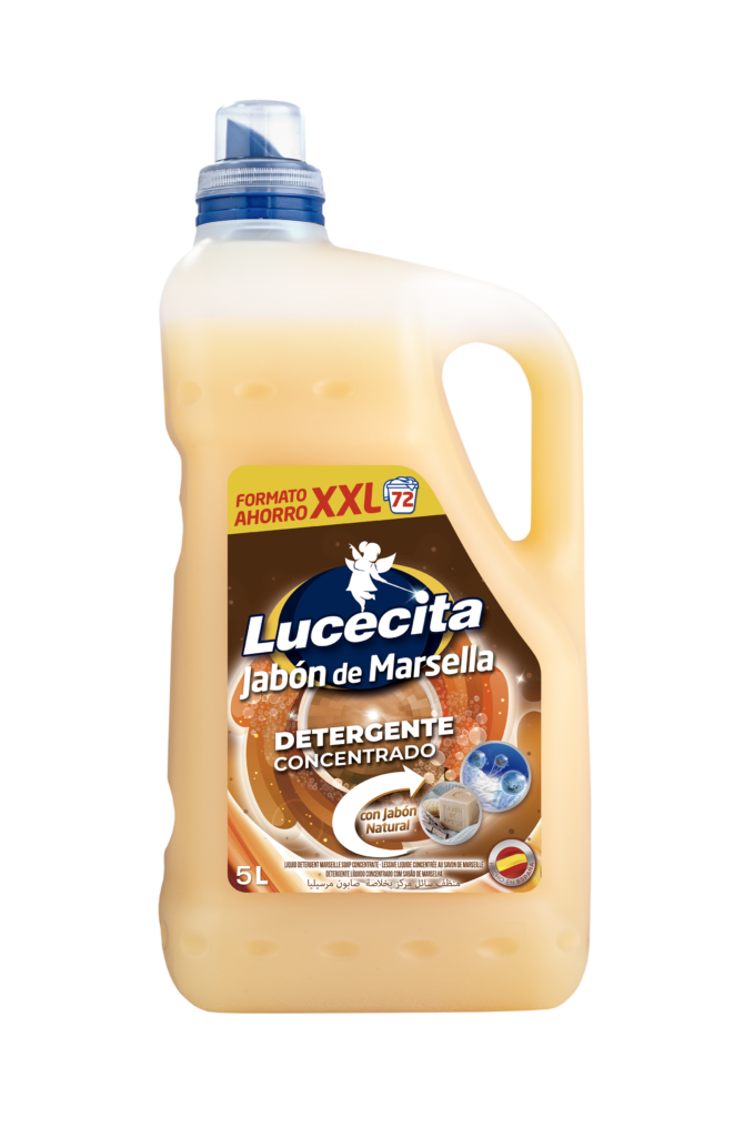 Detergente Líquido Concentrado al Jabón de Marsella Lucecita KIRIKO.