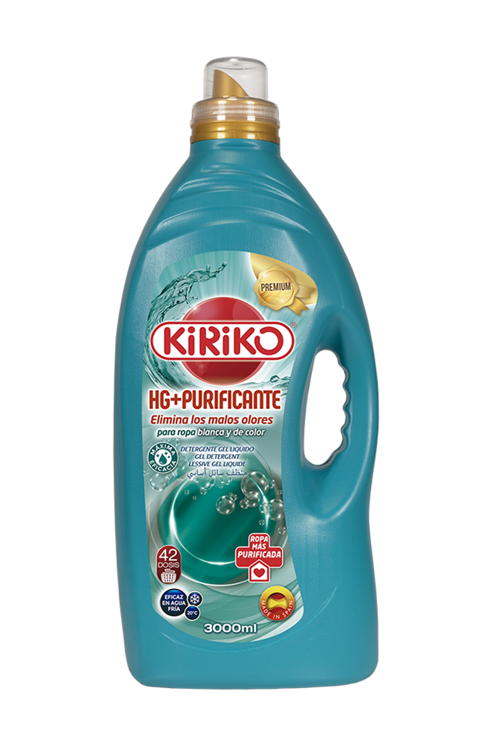 Detergente Líquido Higienizante 3000 ml KIRIKO.