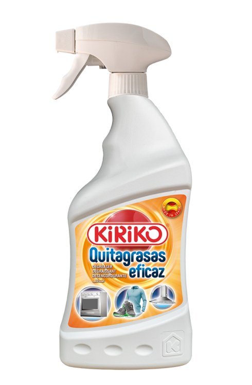 Quitagrasas Eficaz Pulverizador 750 ml KIRIKO.