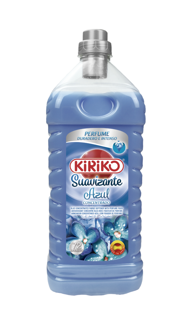 Suavizante Concentrado Azul Con Microcápsulas 2000 ml KIRIKO.