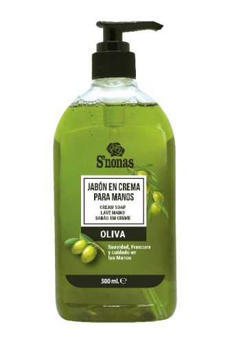 Jabón Dosificador Oliva 500ml S’NONAS.