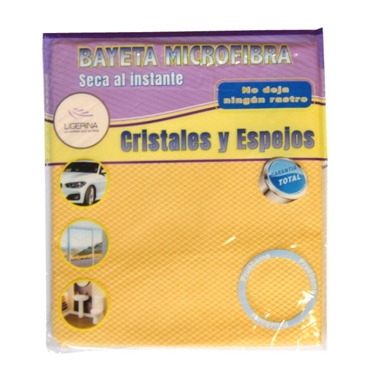 BAYETA MICROFIBRA CRISTALES Y ESPEJOS LIGERINA.